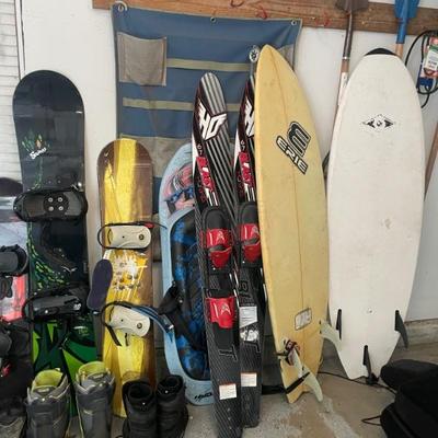 Summer and winter action sports equipment