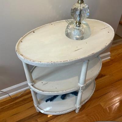 Ethan Allen Allistair Side Table. 30” d x 26.5” H