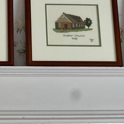 Lynchburg framed needlework