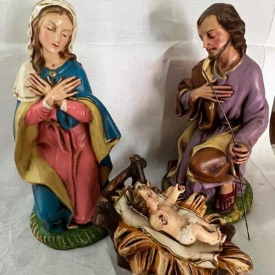 Fontanini Papier mache nativity figures