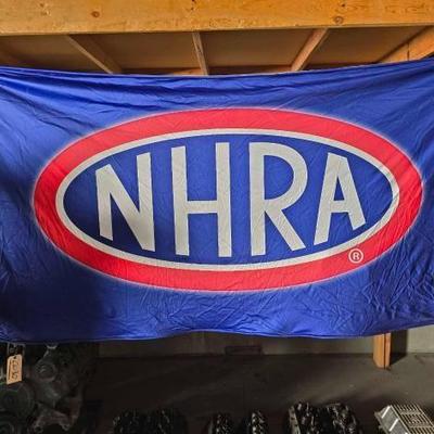 #22070 • Box of NHRA flags/banner
