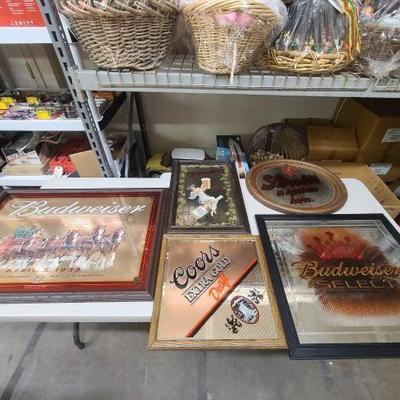 #1570 • (5) American Beer Mirrors

