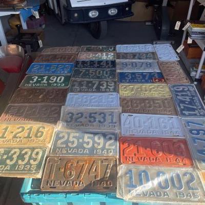 #6564 • 51 Nevada License Plates
