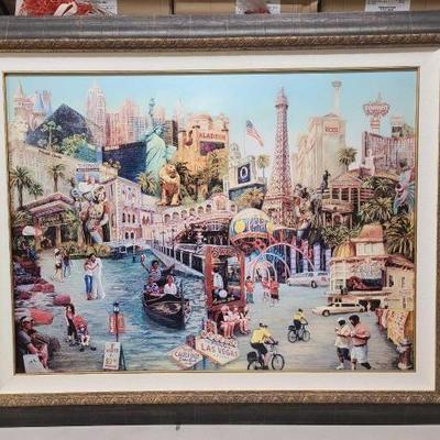 #1576 • Framed Melanie Moore Canvas Print
