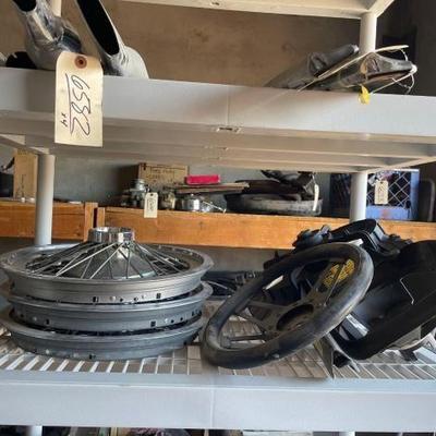#6586 • 3 Thunderbird Hub Caps Quick Release Steering Wheel El Camino Head Light Housing and Radiator Fan
