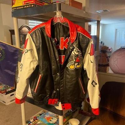 #60852 • Galvis Leather Reversible Mickey Mouse Jacket
