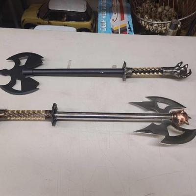 #1218 • (2) Decorative Axes
