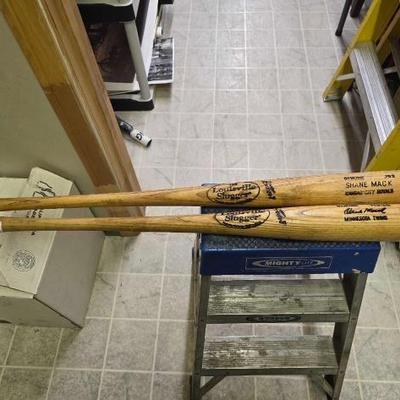 #50242 • 2 Louisville Slugger Wooden Baseball Bats
