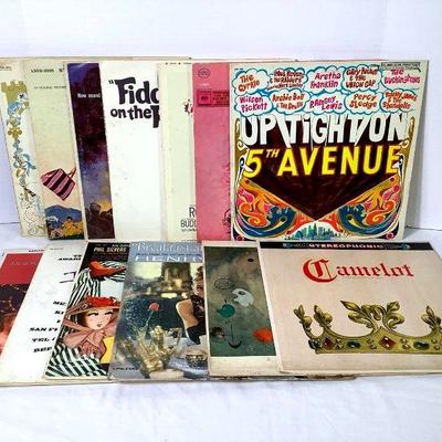 GRLI244 Show Tunes Vintage Vinyl	Breakfast at Tiffany's, Camelot, Fiddler on the roof, The music man and much more. All come in...