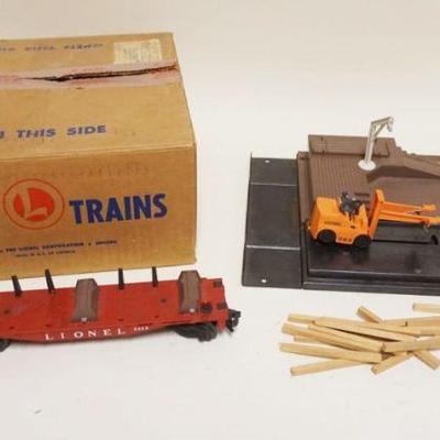 1288	LIONEL O GAUGE TRAIN NO 264 OPERATING FORK LIFT
