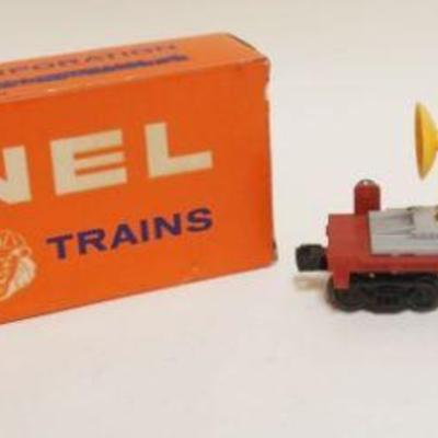 1281	LIONEL O GAUGE TRAIN NO 3540 OPERATING RADAR SCANNING SCOPE CAR
