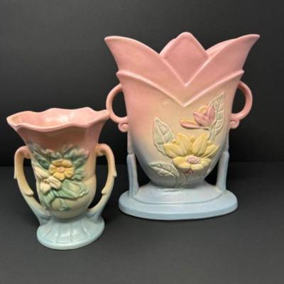 Vintage Hull Art Pottery Vases
