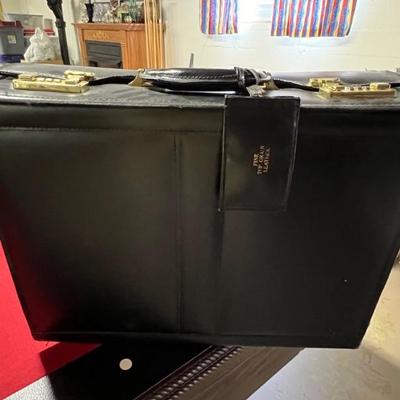 Leather attache case