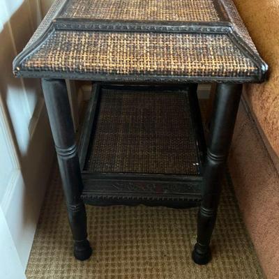 rattan side tables