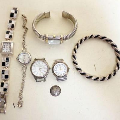 1250	GROUP OF ASSORTED WATCHES, BRACELETS, ETC.
