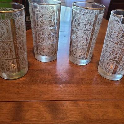 Mid century highball glasses