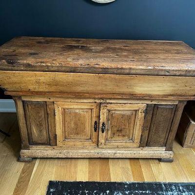 18th Century French Bakers Cabinet  Rare