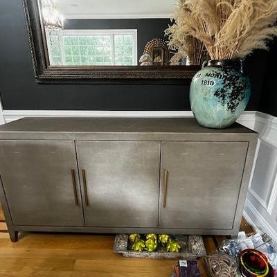 Restoration Hardware leather buffet