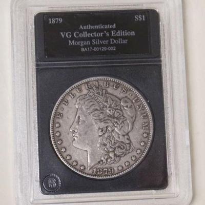 1184	1879 MORGAN SILVER DOLLAR

