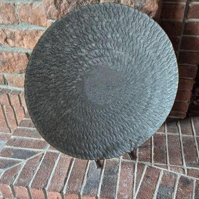 Galvanized metal centerpiece