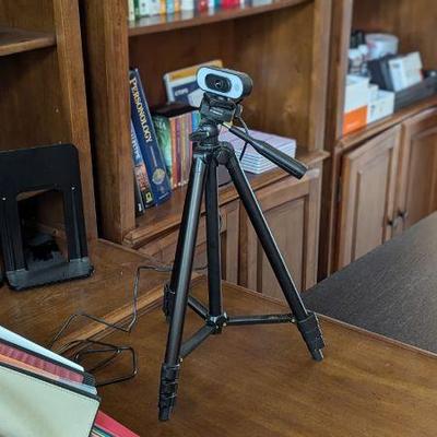 Streaming webcam on tripod