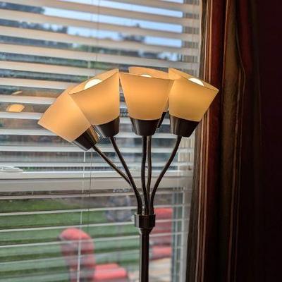 5 head floor lamp