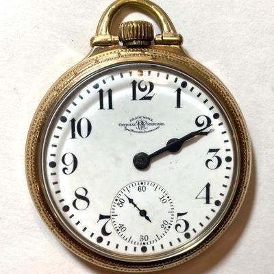 Official Railroad Standard Ball Watch Co Railway Conductor Pocket Watch