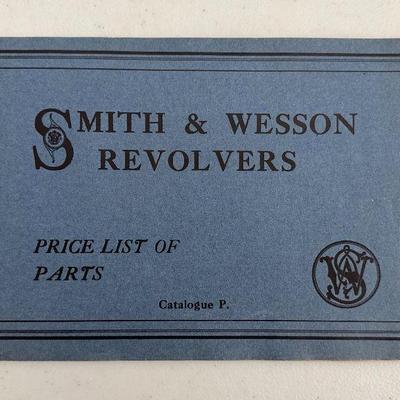 Vintage 1920s 1934 Winchester and Smith Wesson Guns Catalogs