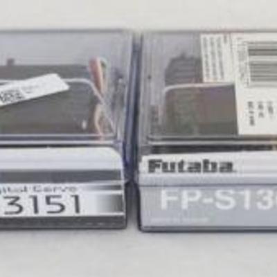 1257	VINTAGE MODEL AIRPLANE PARTS, FUTABA SERVOS S3151 & FP-S136G

