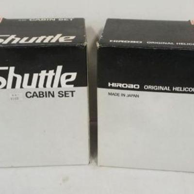 1206	2 HIROBO ORIGINAL HELICOPTER SHUTTLE CABIN SETS, J1-60

