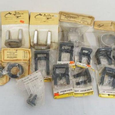 1209	VINTAGE R/C AIRPLANE PARTS, LARGE GROUP OF ENGINE MOUNTS, ERNST, JTEC, DAVE BROWN PRODUCT, KRAFT, ETC, ASSORTED SIZES
