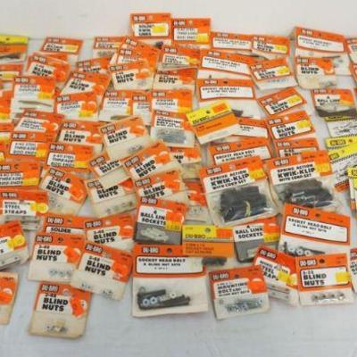 1212	VINTAGE MODEL AIRPLANE HARDWARE, LARGE ASSORTMENT OF NEW OLD STOCK HARDWARE DU-BRO
