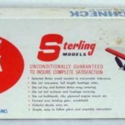 1106	VINTAGE WOOD MODEL AIRPLANE KIT, STERLING MODELS *L'IL ROUGHNECK* R/C AIRPLANE SEALED
