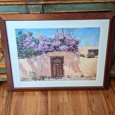 Lot #83 - Limited Edition S Boone Signed & Framed Lithograph