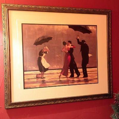 Lot #86 - "The Singing Butler" by Jack Vettriano, Framed Lithograph