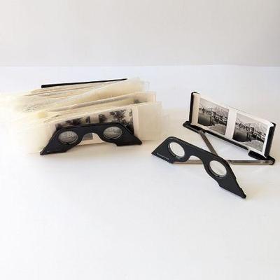 Lot #153 - Vintage 1930s German Raumbild-Verlag Viewer With Raumbild 3D Stereoviews