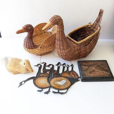 Lot #149 - Collection of Duck and Goose Decor