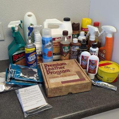 Lot #182 - Furniture & Floor Cleaning Supplies