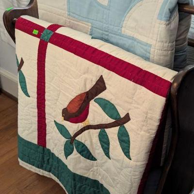 Two beautiful handmade quilts