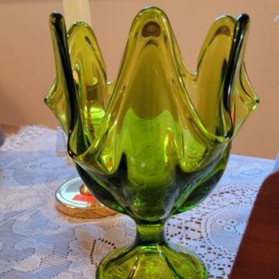 Viking Green Glass