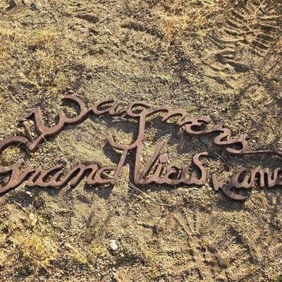 #1098 • Wagners Grand View Ranch Metal Sign
