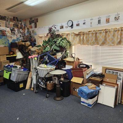 Housewares, picture frames, office supplies