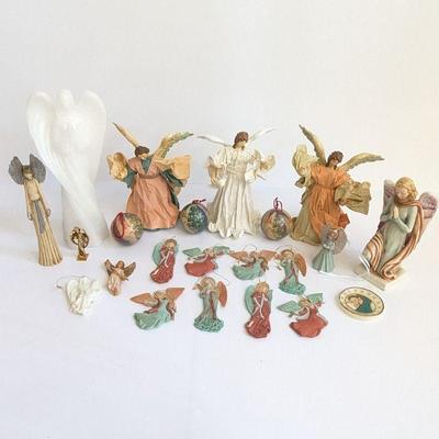 Lot #B166 - Angelic Figurine Collection - Assorted Angel Figurines & Ornaments