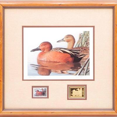 1990 Signed California Duck Stamp Print By Robert Steiner 560/750