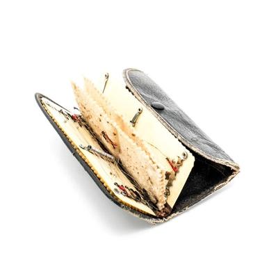 Small Leather Fishing Lure and Hook Pouch