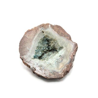 Footed Quartz Crystal Geode Cave Rock