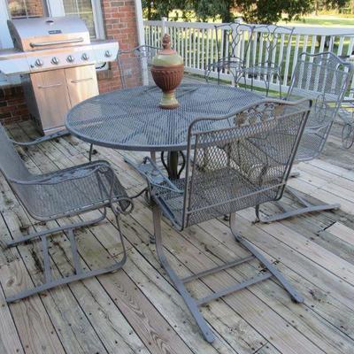 Patio table with 4 chairs