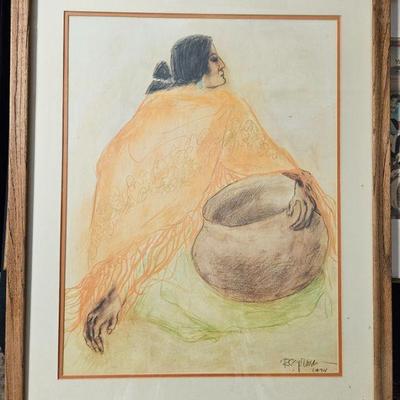 R C Gorman Print
