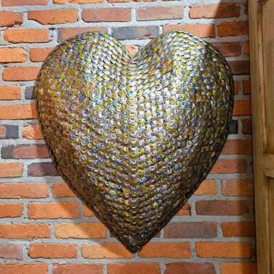 made from bottle caps
