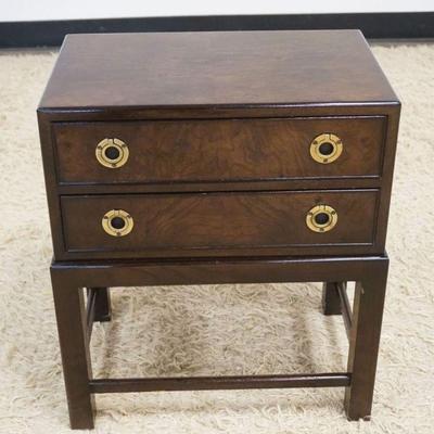 1123	JOHN WIDDICOMB SILVER CHEST HAVING 2 DRAWERS ON LEGS, APPROXIMATELY 18 IN X 12 IN X 21 IN HIGH
